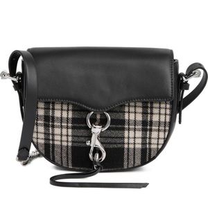 Authentic Rebecca Minkoff Megan Mini Saddle Crossbody Bag